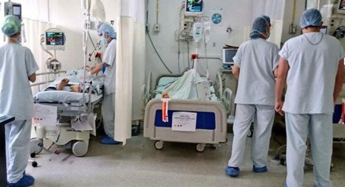 Las unidades de cuidado intensivo en Colombia ha elevado su ocupación en las últimas semanas. Foto: Twitter @BLUPacifico