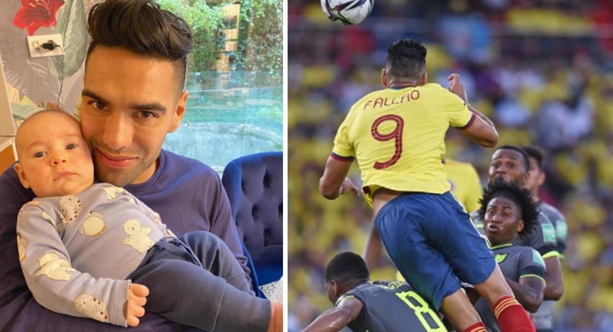 Falcao por la Selección Colombia es titular ante Perú. Foto: Instagram Falcao Garcia
