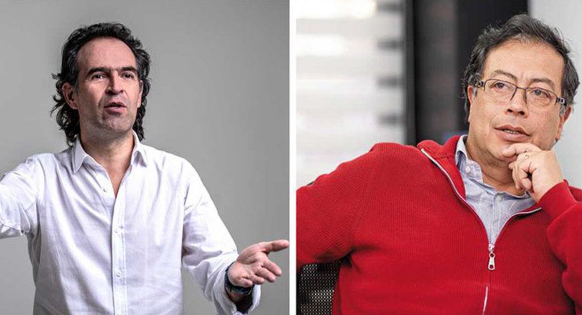 Federico Gutiérrez y Gustavo Petro protagonizan frecuentes 'encontronazos' en los debates de candidatos. Foto: Twitter @RevistaSemana