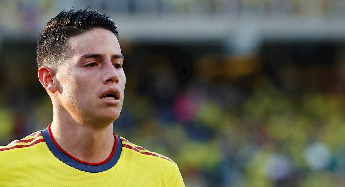 James se encuentra envuelto en polémica con hinchas de la Selección Colombia. Foto: EFE