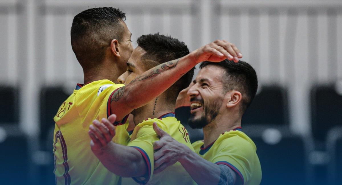 Colombia venció a Uruguay en la Copa América de Futsal. Foto: Twitter @CopaAmerica