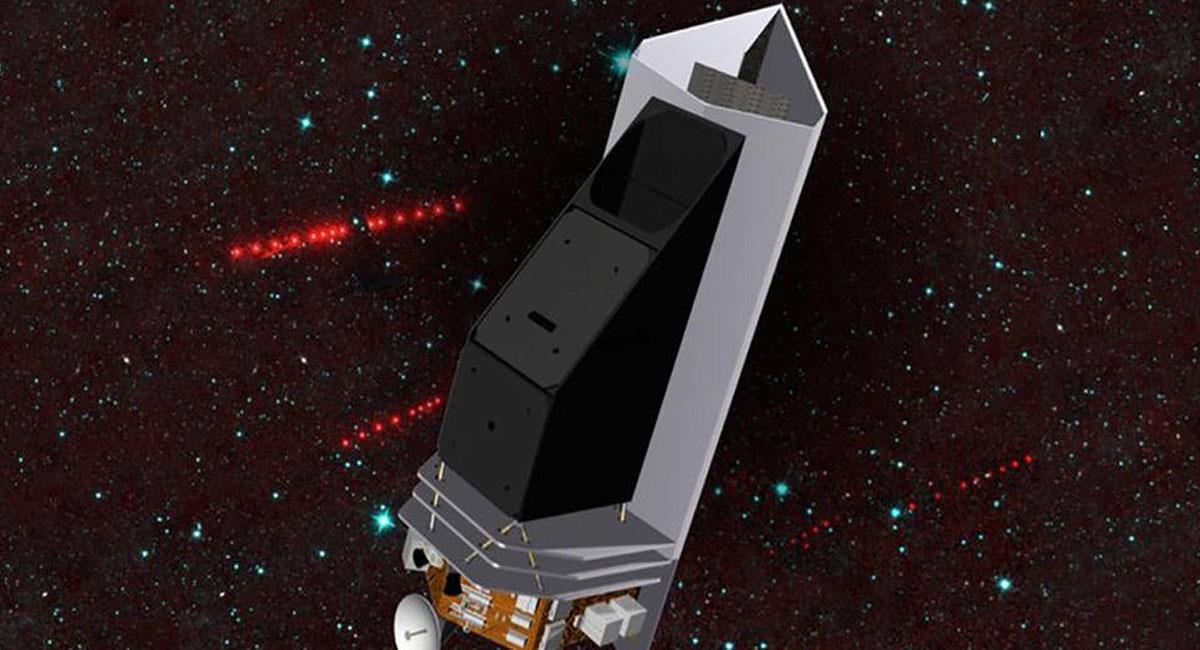 El telescopio "cazador" dispone de sensores infrarrojos, que permite observaciones de día y mirando hacia el Sol. Foto: Twitter @NASA