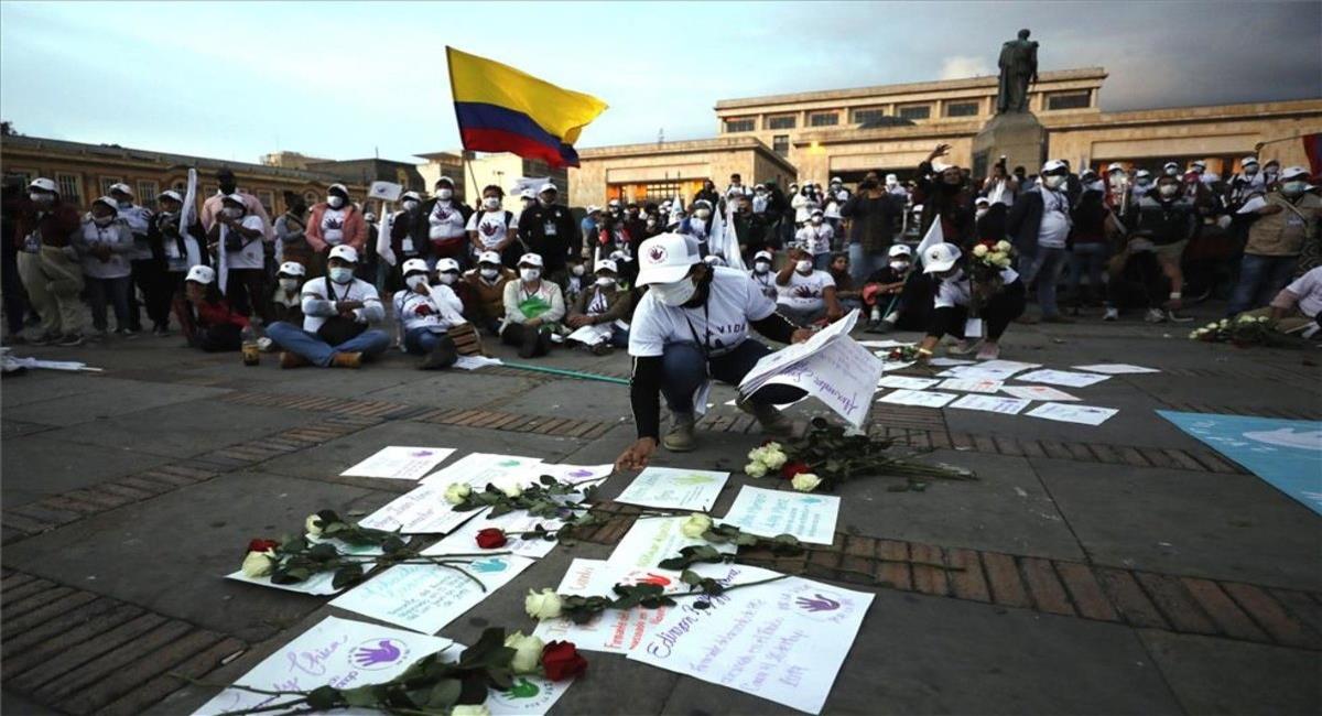 Líderes sociales asesinados en Colombia. Foto: EFE