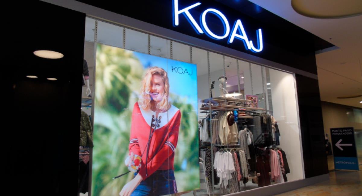 Tienda de Koaj en Bogotá. Foto: Centro comercial Metrópolis 