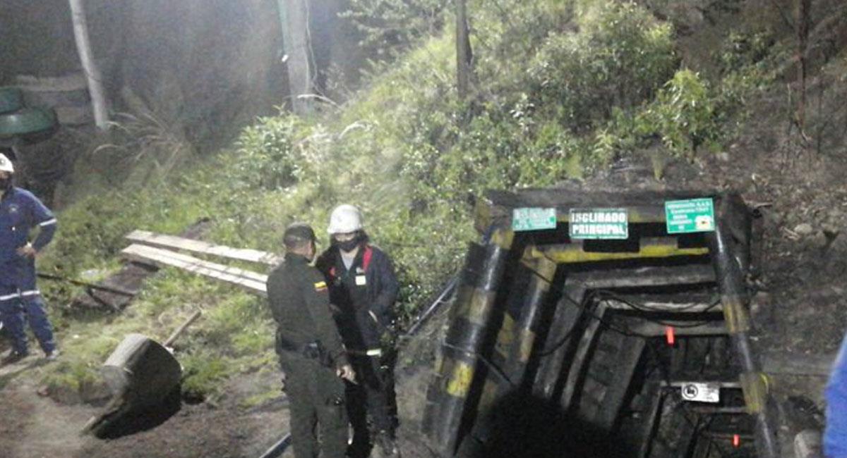 5 personas fallecidas dejó una explosión en una mina de carbón en Samacá, Boyacá. Foto: Twitter @NoticiasCaracol