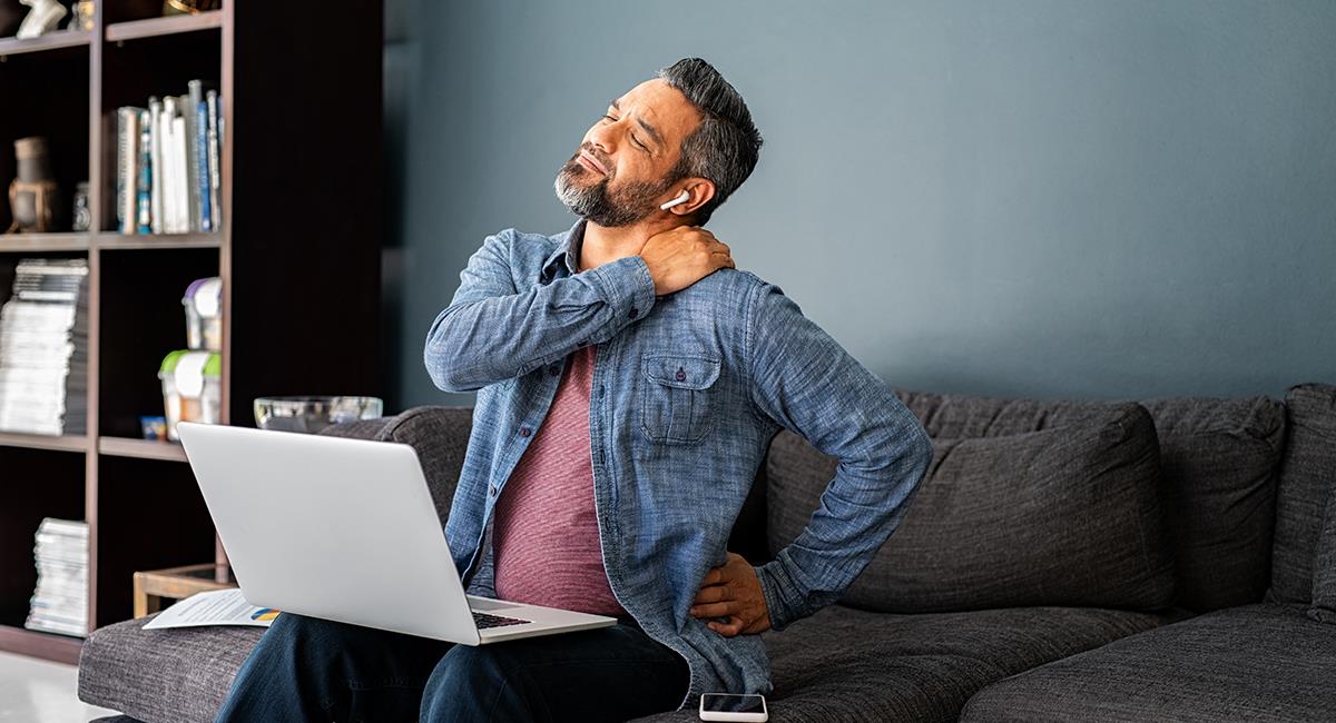 Home Office: así debes trabajar en casa para evitar o aliviar dolores. Foto: Shutterstock