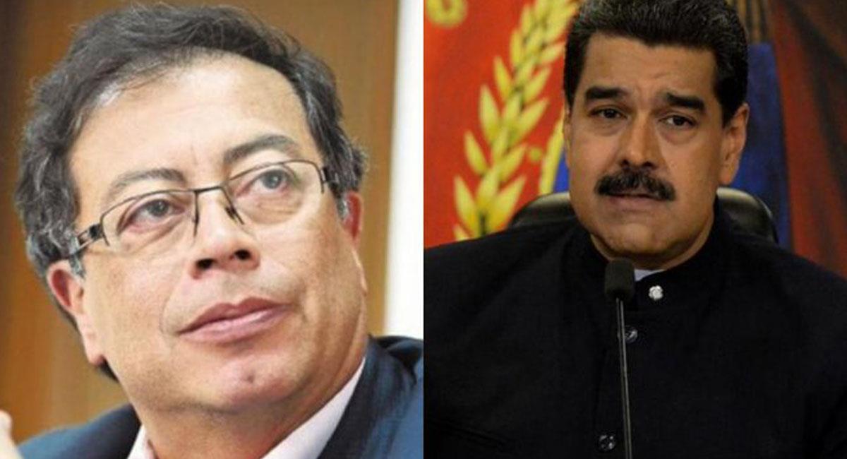 Gustavo Petro afirma que cobarde es quien no se abraza a la democracia, en respuesta a Nicolás Maduro. Foto: Twitter @soyactualidad