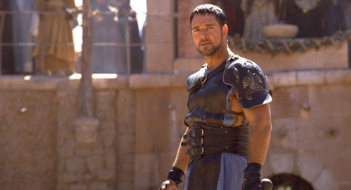 Russell Crowe fue el protagonista de la primera entrega de "Gladiador". Foto: Twitter @laCiclotimia