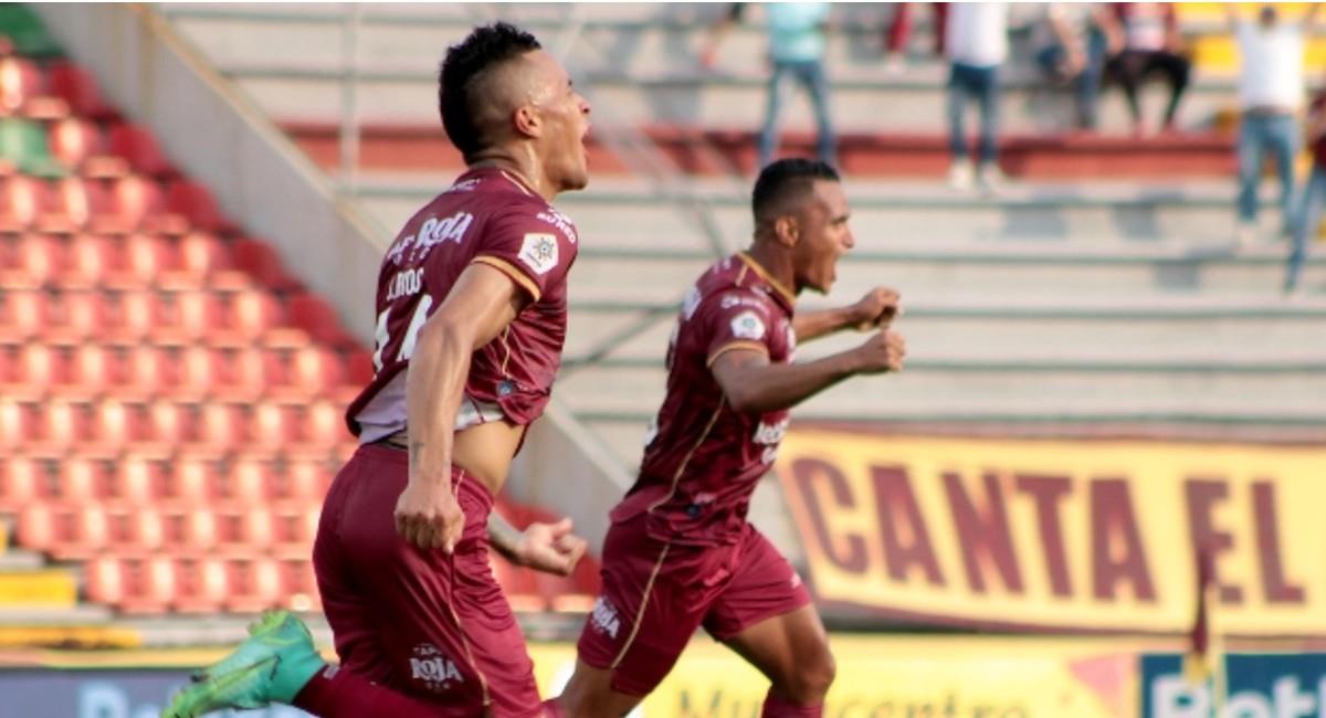 Tolima goleó a Santa Fe en la fecha 7 de la liga colombiana. Foto: Twitter Win Sports