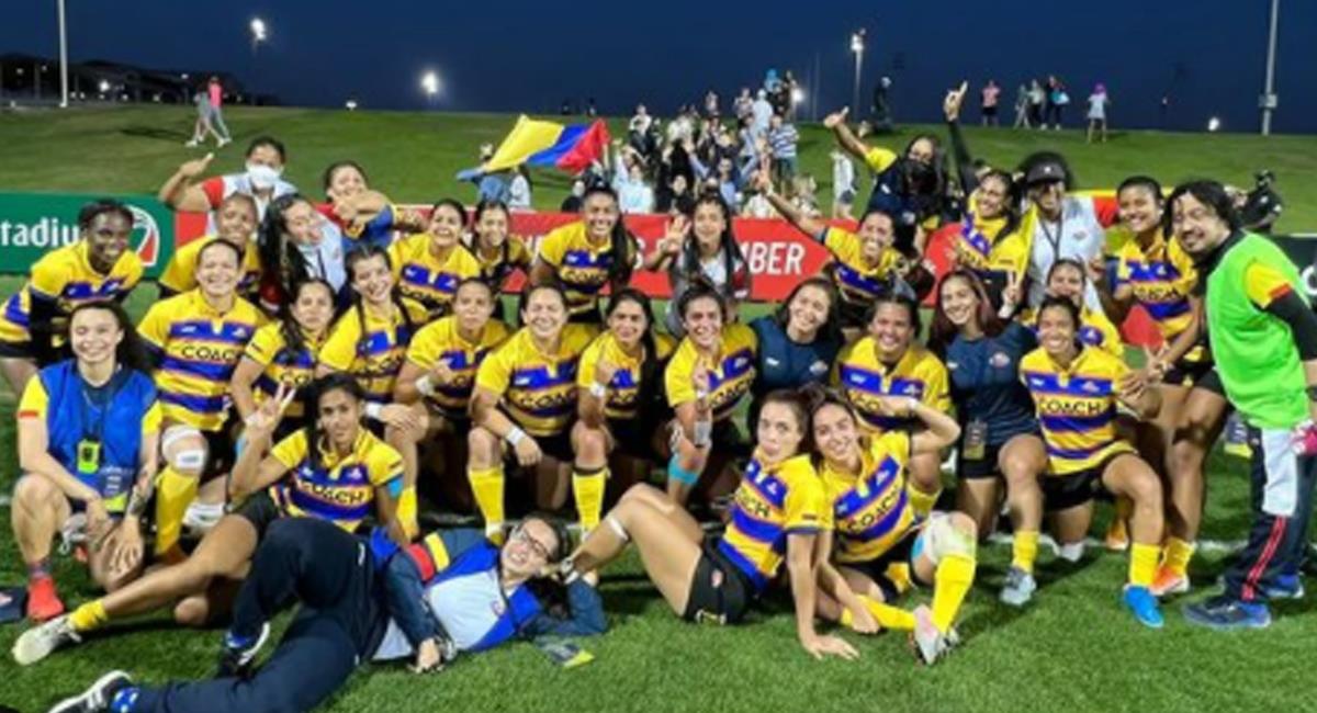 Selección Colombia Femenina Rugby. Foto: Instagram fecorugby