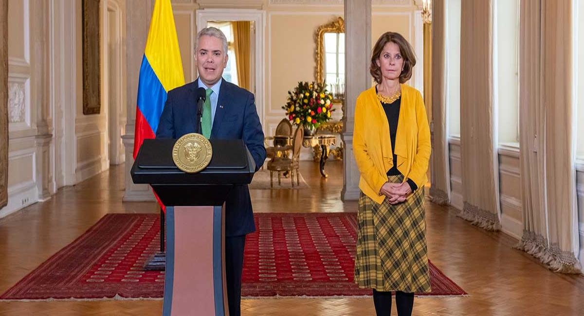 Iván Duque y Marta Lucía Ramírez. Foto: Presidencia