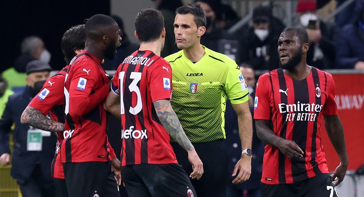 El Milan empató con Udinese tras un gol con la mano del rival. Foto: EFE