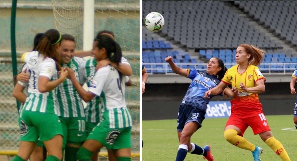 Nacional ganó y Pereira empató en la Liga Femenina. Foto: Twitter Dimayor