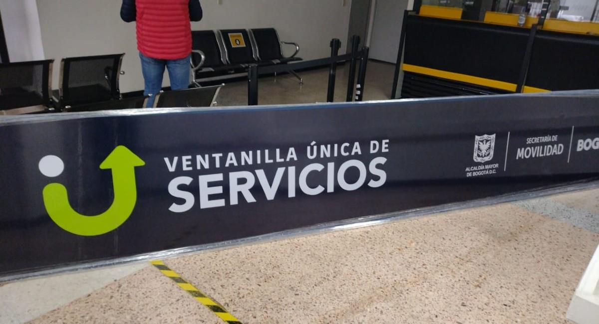 Los puntos SIM de Bogotá donde se hacían trámites de tránsito se reemplazan desde mañana por la Ventanilla Única de Servicios de Movilidad de Bogotá. Foto: Twitter @SectorMovilidad