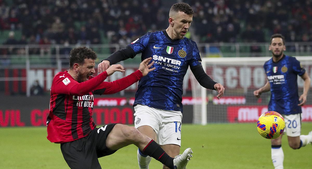 Inter y Milán igualaron sin goles en el partido de ida por la Copa Italia. Foto: EFE