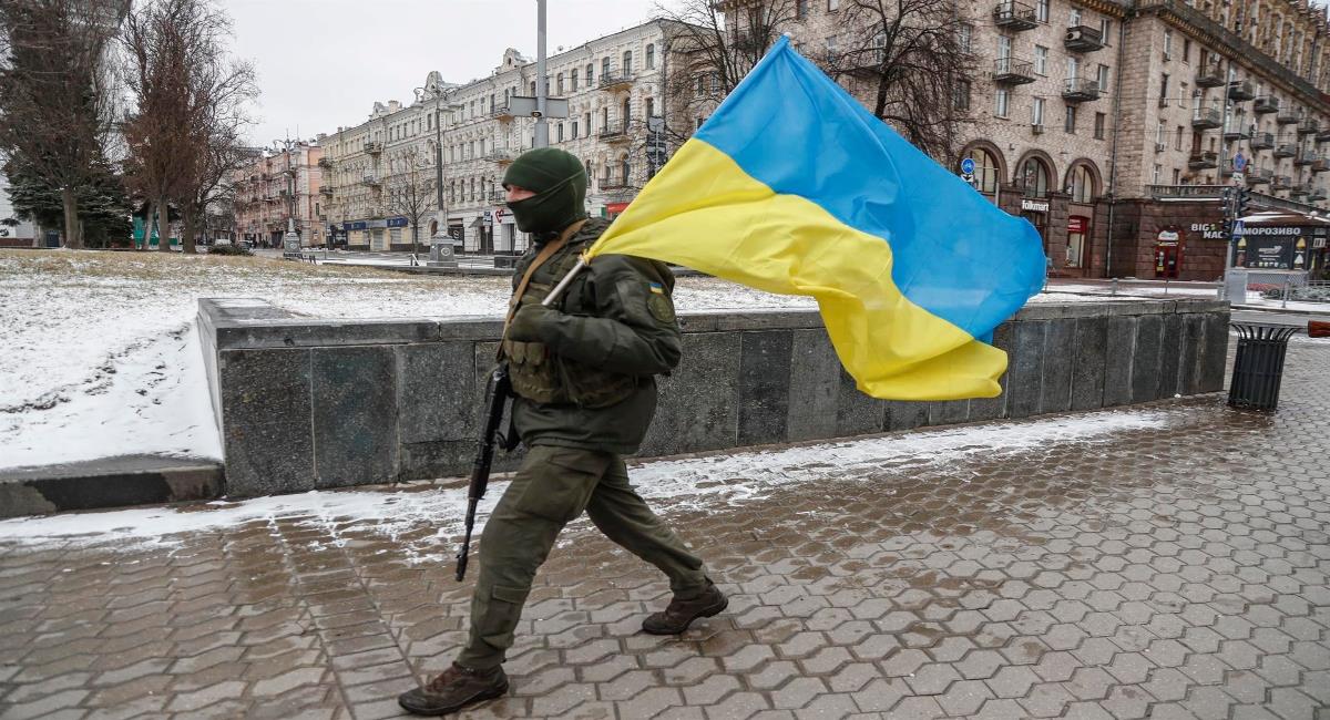 Kiev amenazada por convoy ruso. Foto: EFE
