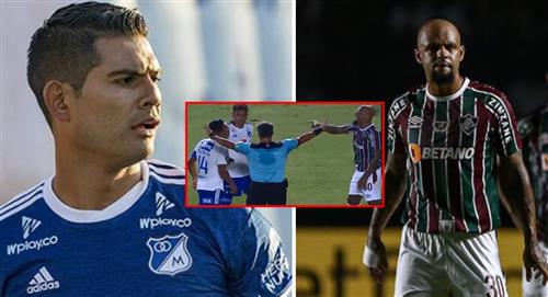 Video: El "encontrón" entre Macalister y Felipe Melo en la Copa Libertadores