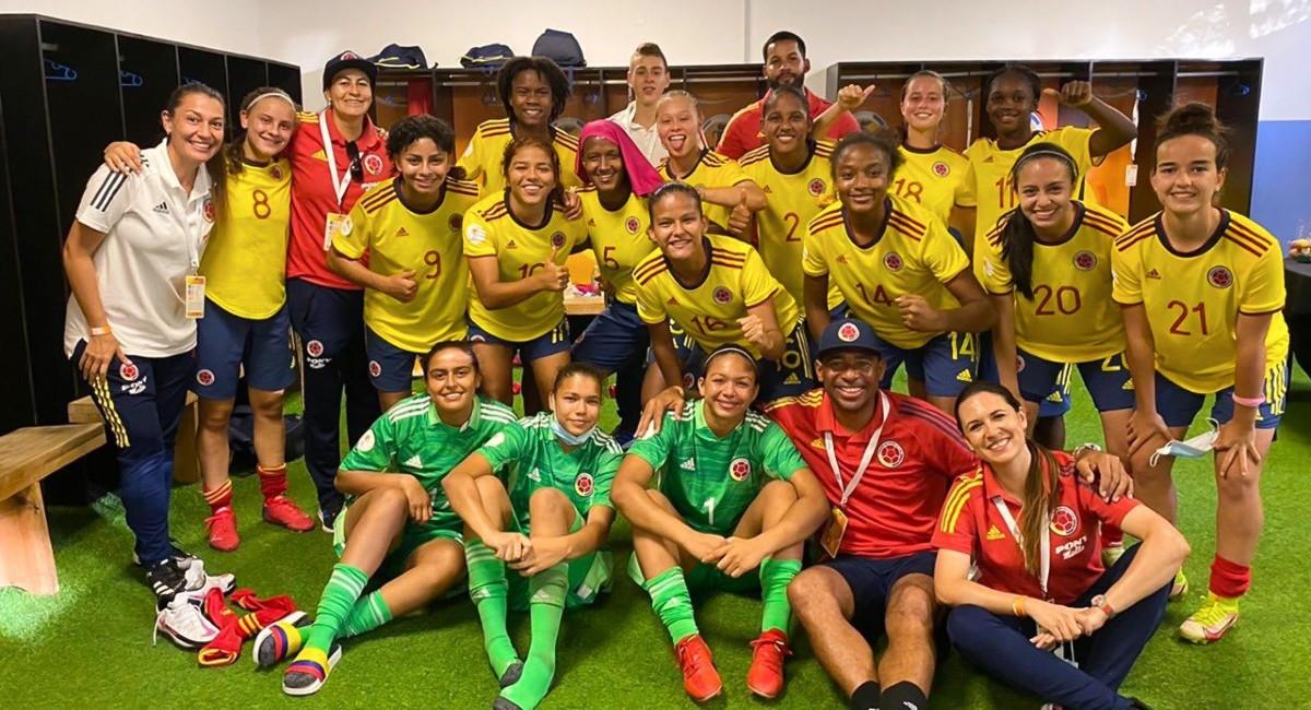 Colombia goleó a Perú en el debut de Suramericano Sub-17. Foto: Twitter FCF