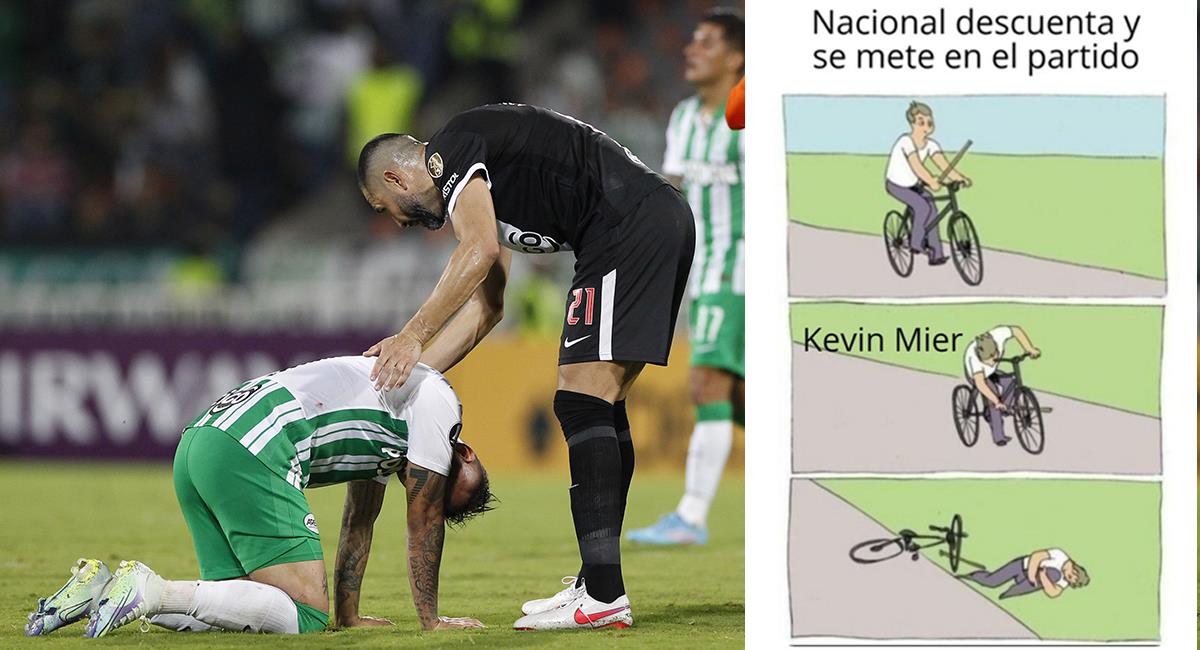 Los mejores memes tras la eliminación de Nacional en Copa Libertadores. Foto: EFE Twitter: @jeff_alvarez83