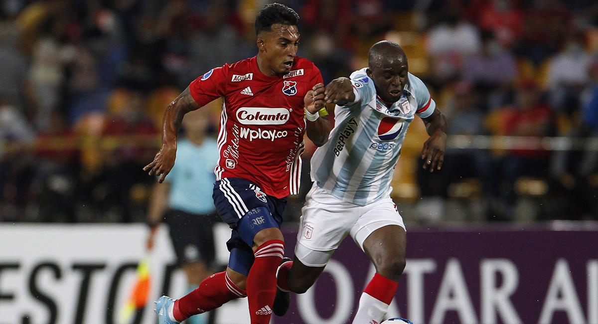 Independiente Medellín vs América de Cali en la Copa Sudamericana 2022. Foto: EFE