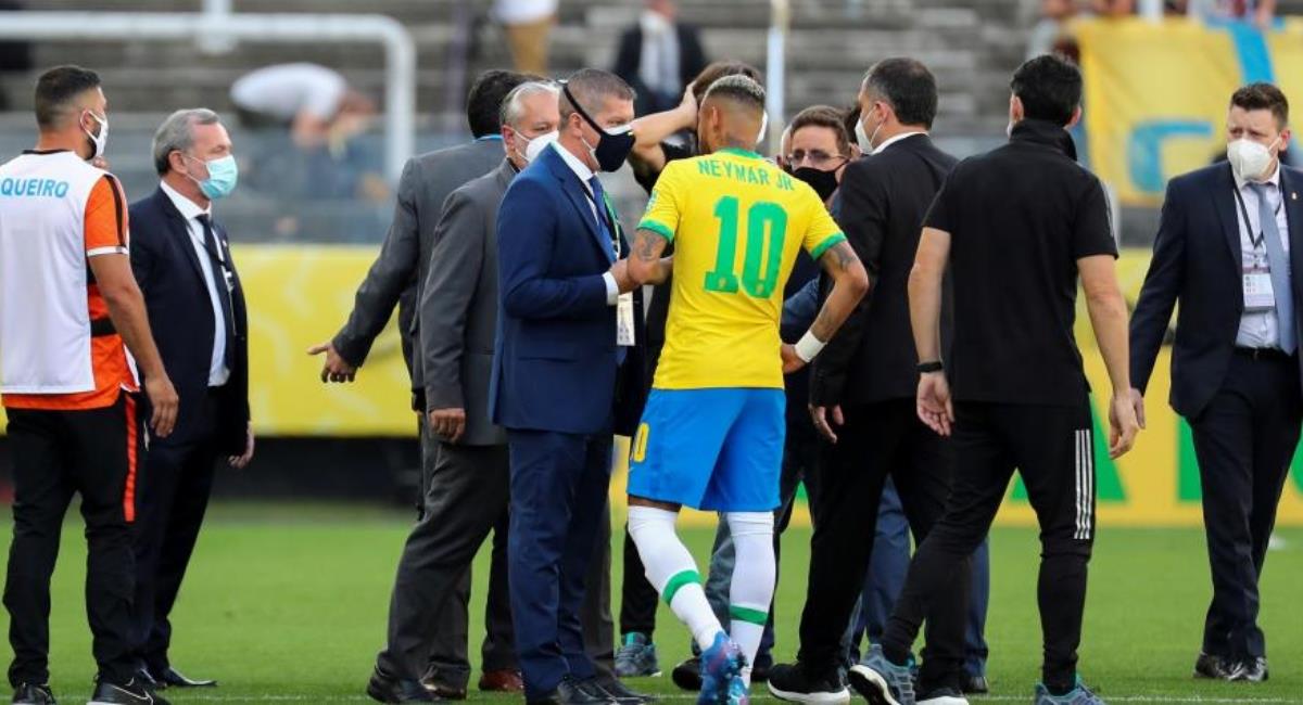 Brasil pide solución al juego aplazado ante Argentina. Foto: EFE