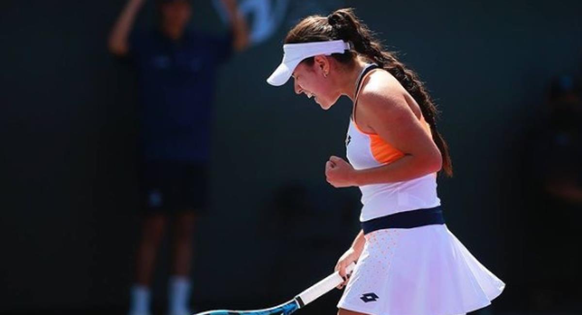 Camila Osorio tenista colombiana subcampeona del Abierto de Monterrey. Foto: Instagram Camila Osorio