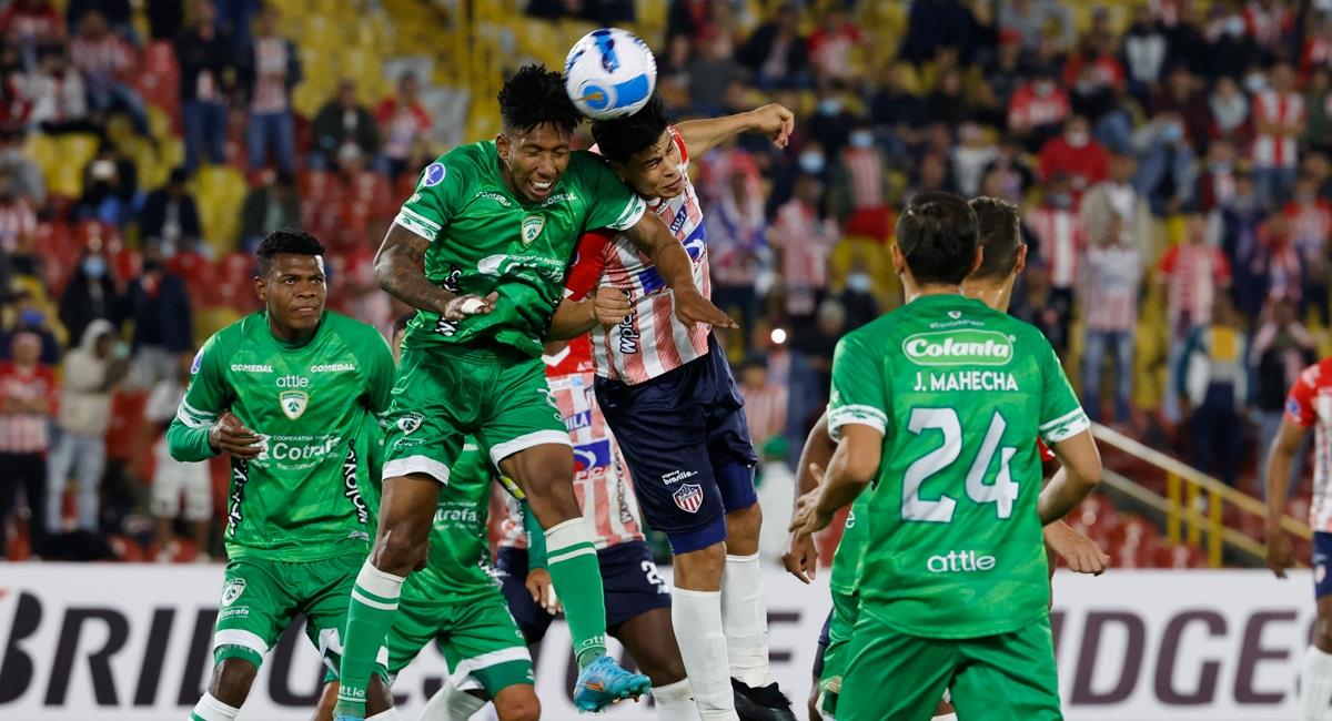 CONMEBOL Sudamericana: Empate en la ida de la Fase 1 entre La Equidad y Junior. Foto: EFE