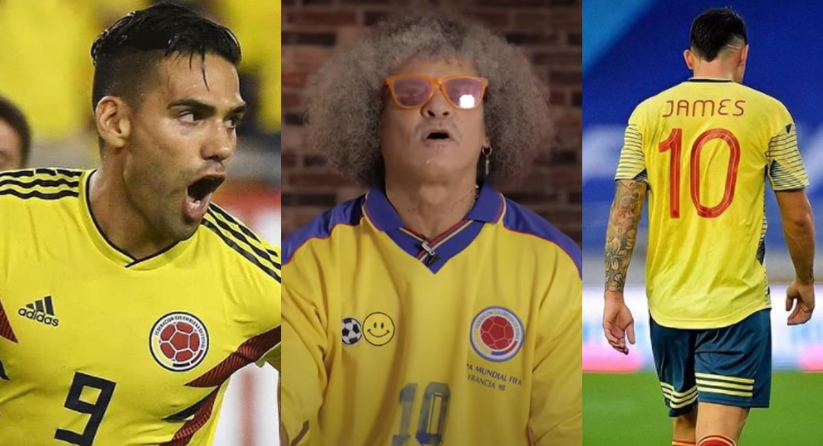 Carlos el "Pibe" Valderrama habló de la próxima eliminatoria y de la Selección Colombia. Foto: Instagram Falcao / PibeValderrama / James Rodríguez