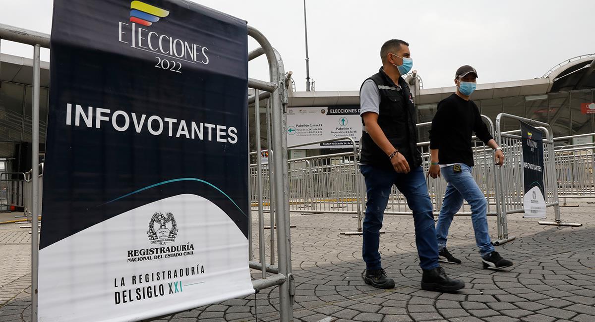 Así serán las medidas de seguridad y movilidad de Bogotá en la jornada electoral. Foto: EFE