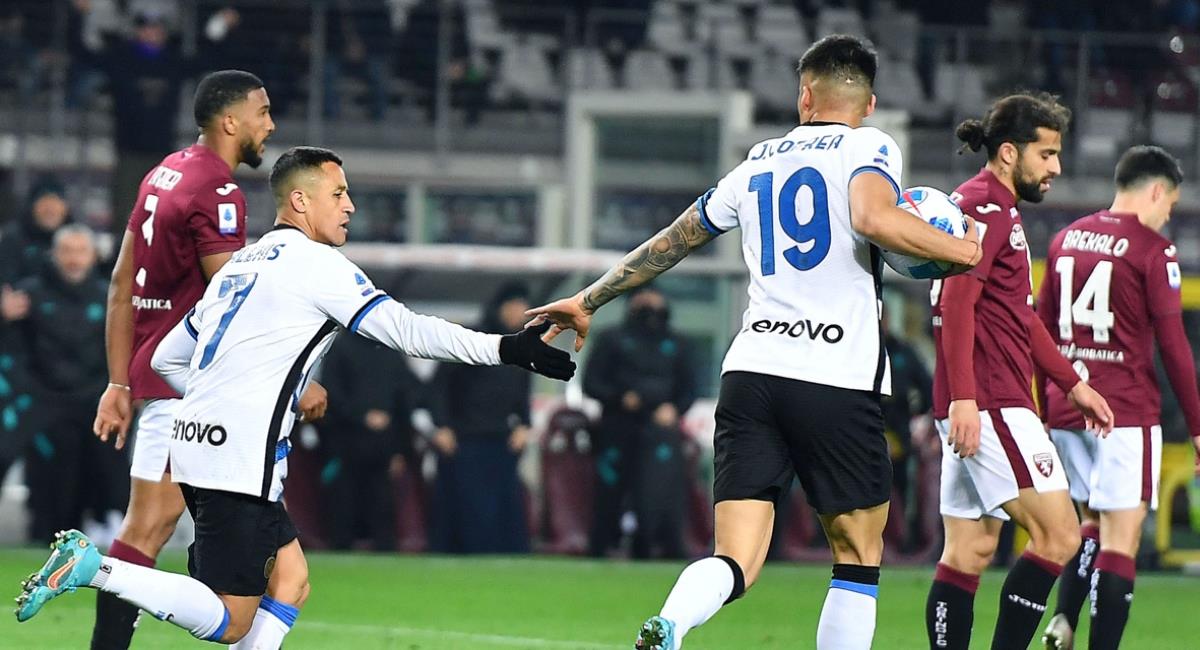 Inter empató en la última jugada ante el Torino. Foto: EFE