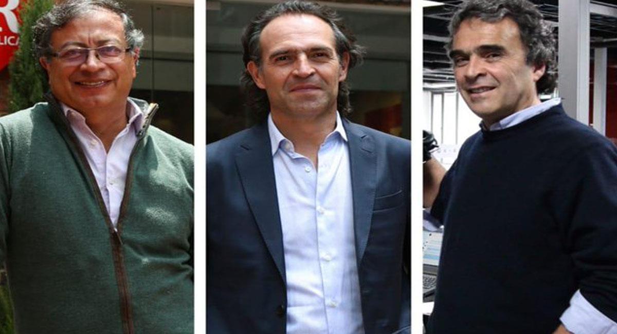 Gustavo Petro, Federico Gutiérrez y Sergio Fajardo fueron los triunfadores las consultas de las coaliciones. Foto: Twitter @larepublica