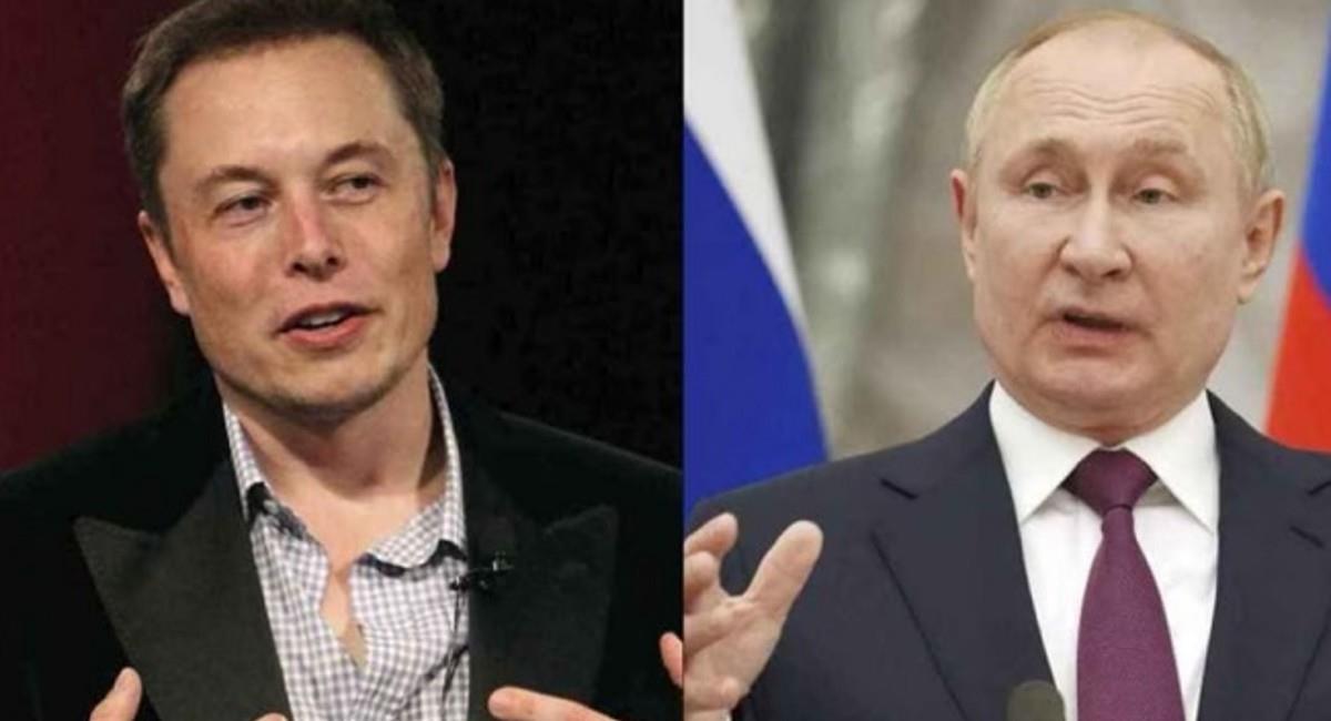 El presidente de Rusia, Vladimir Putin, no dio respuesta a la propuesta de combate que realizó el multimillonario Elon Musk. Foto: Twitter @linea_politica