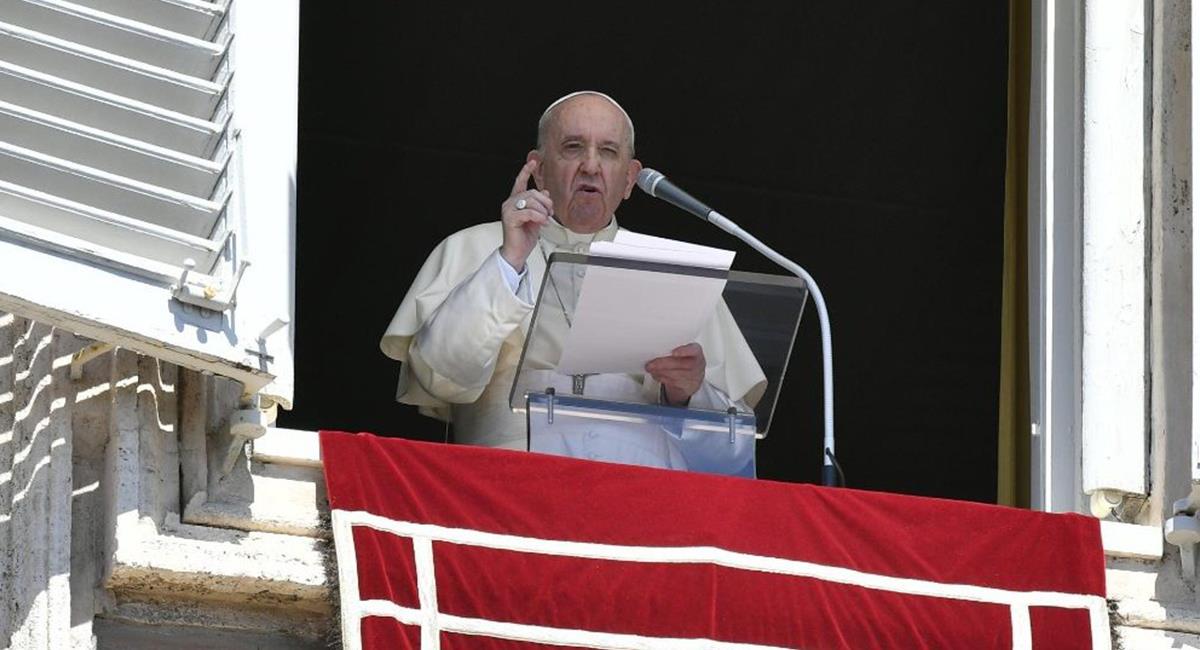 Detén la mano de Caín: el mensaje del Papa Francisco para pedir la paz. Foto: Twitter @vaticannews_es