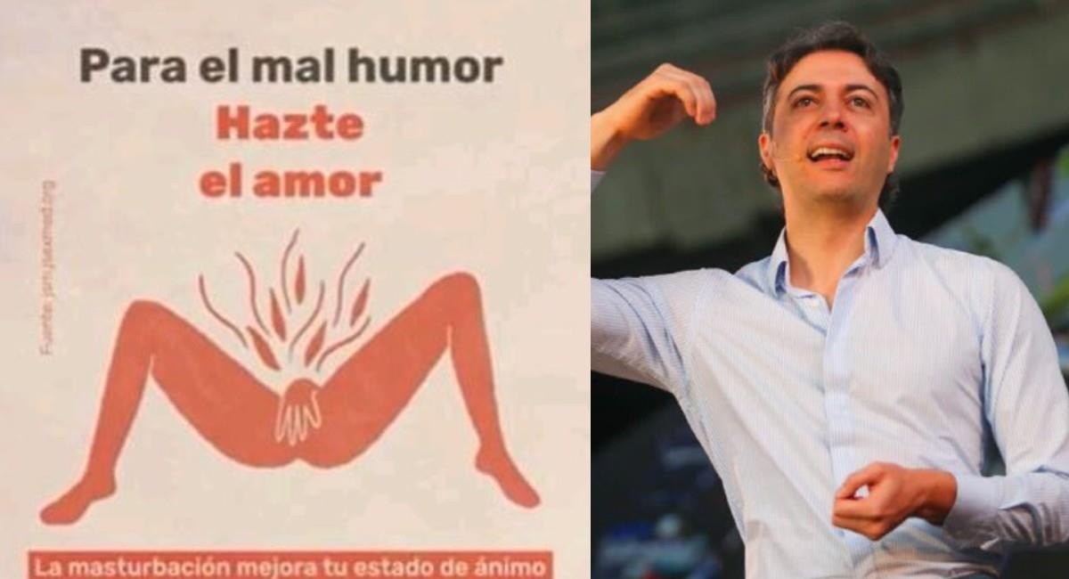 Medellín recomienda la masturbación e inicia campaña con los jóvenes. El Alcalde de la ciudad defendió esta campaña. Foto: Twitter @EncuestasCifras @Adriau