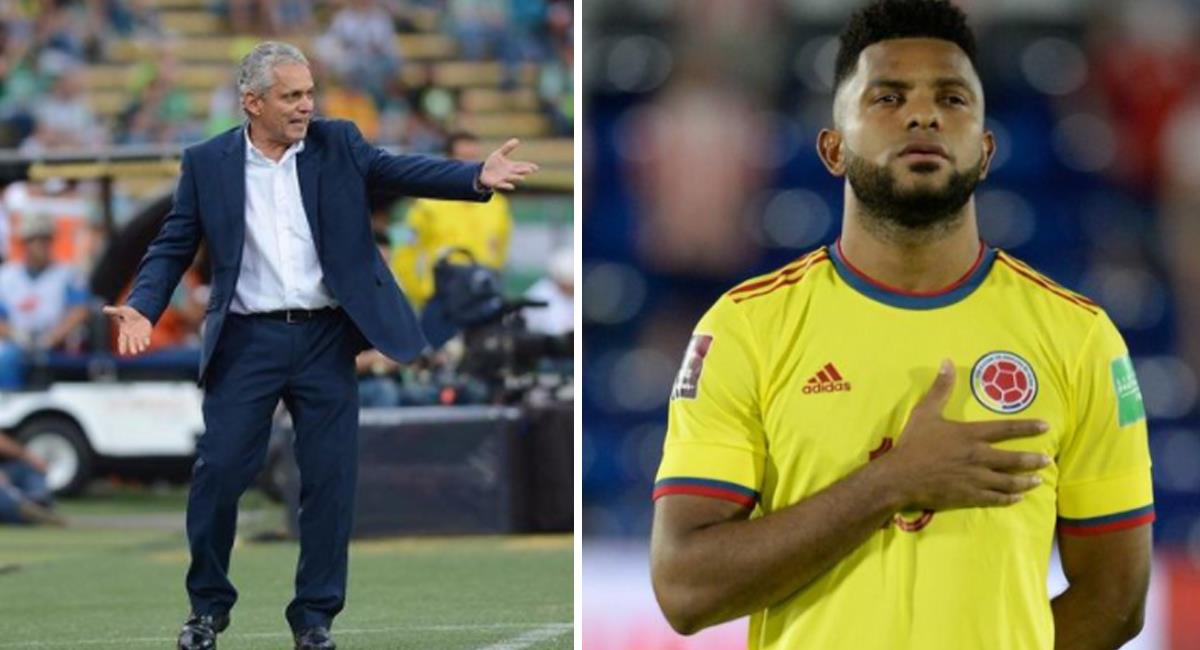 Borja podría ser baja para la Selección Colombia. Foto: Instagram Reinaldo Rueda / Miguel Ángel Borja