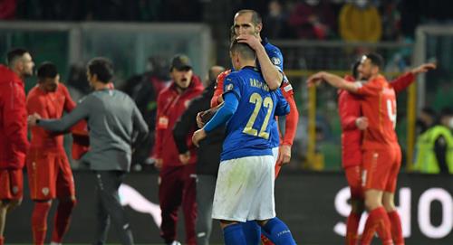Italia se queda sin el boleto a Qatar, al caer ante Macedonia