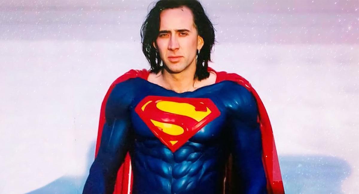 Nicolas Cage estuvo cerca de interpretar a Superman en los 90. Foto: Twitter @lacosacine