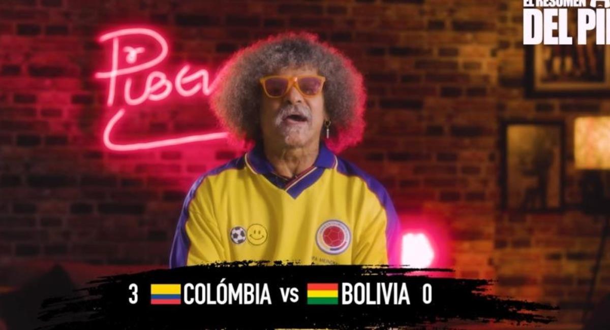 El 'Pibe' Valderrama destacó el trabajo de la Selección Colombia. Foto: Youtube Captura de pantalla