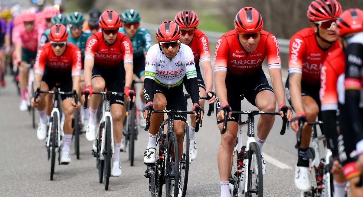 Nairo Quintana perdió el liderato de la Vuelta a Cataluña. Foto: Twitter Volta a Cataluña