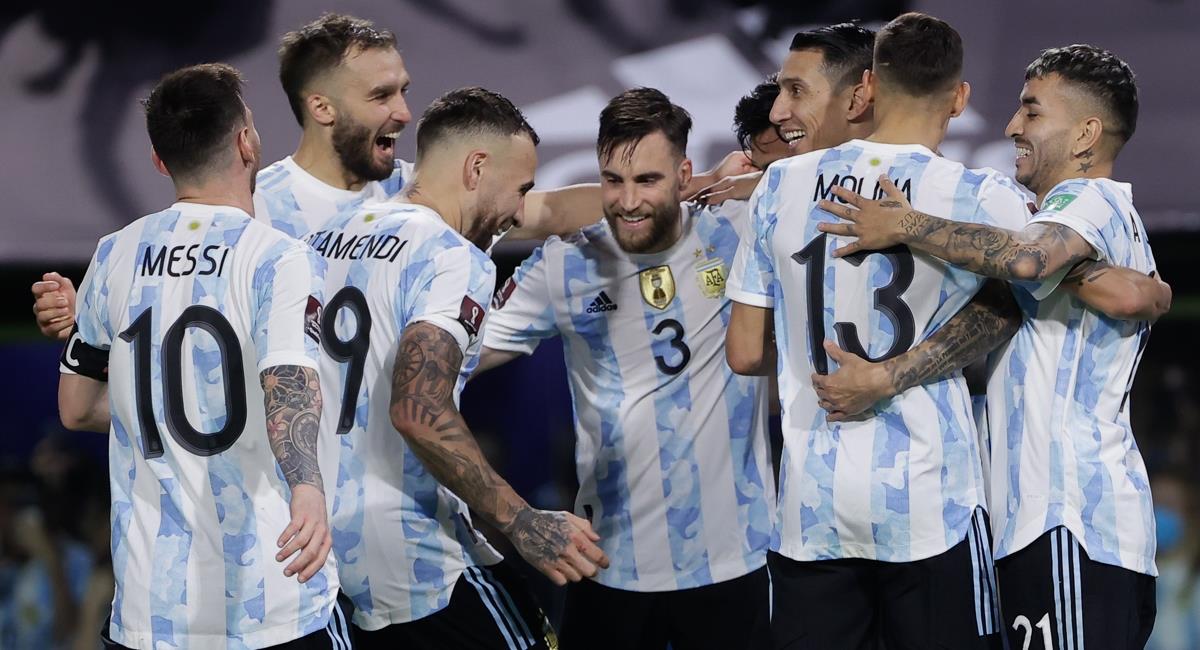 Argentina goleó a Venezuela en la fecha 17 de la eliminatoria. Foto: EFE