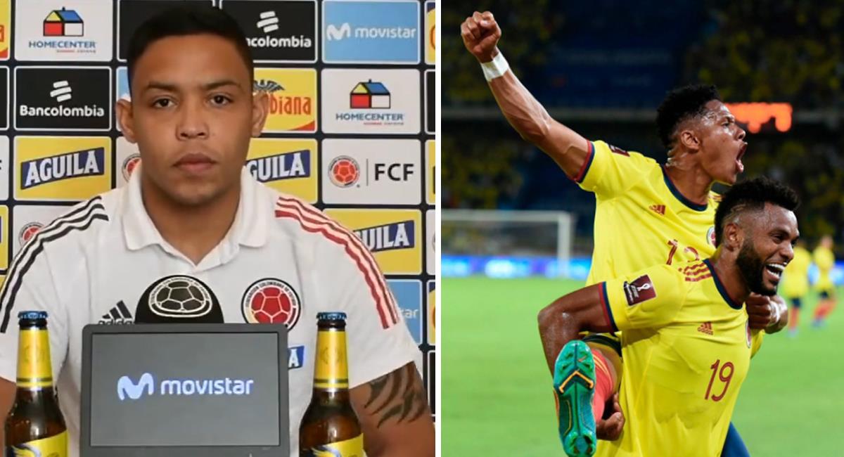 Luis Fernando Muriel en rueda de prensa previo al duelo de Colombia y Venezuela. Foto: Instagram Selección Colombia / Twitter: Win Sports