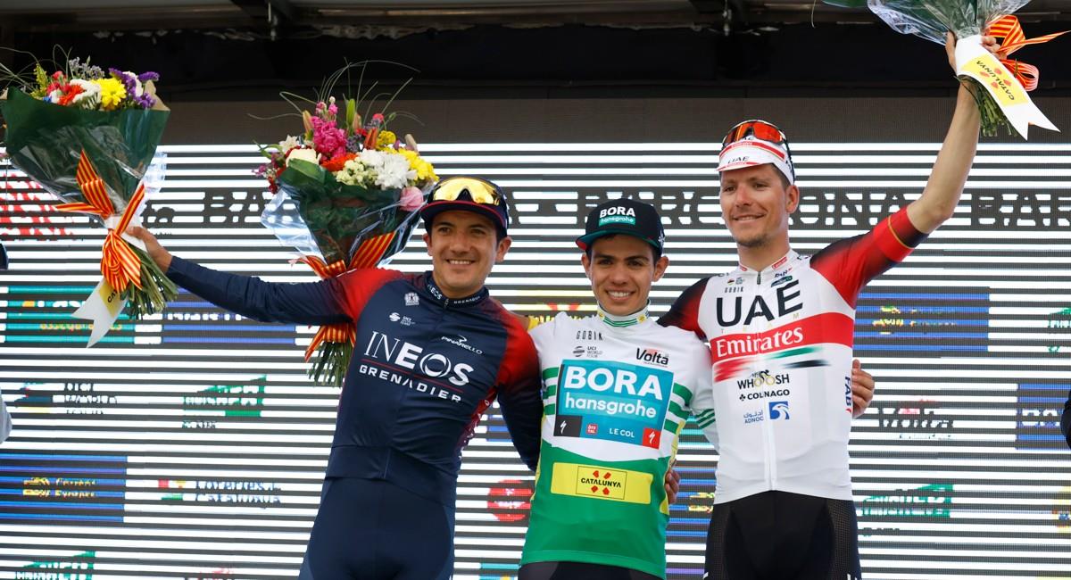 Sergio Higuita se consagró campeón de la Vuelta a Cataluña. Foto: EFE