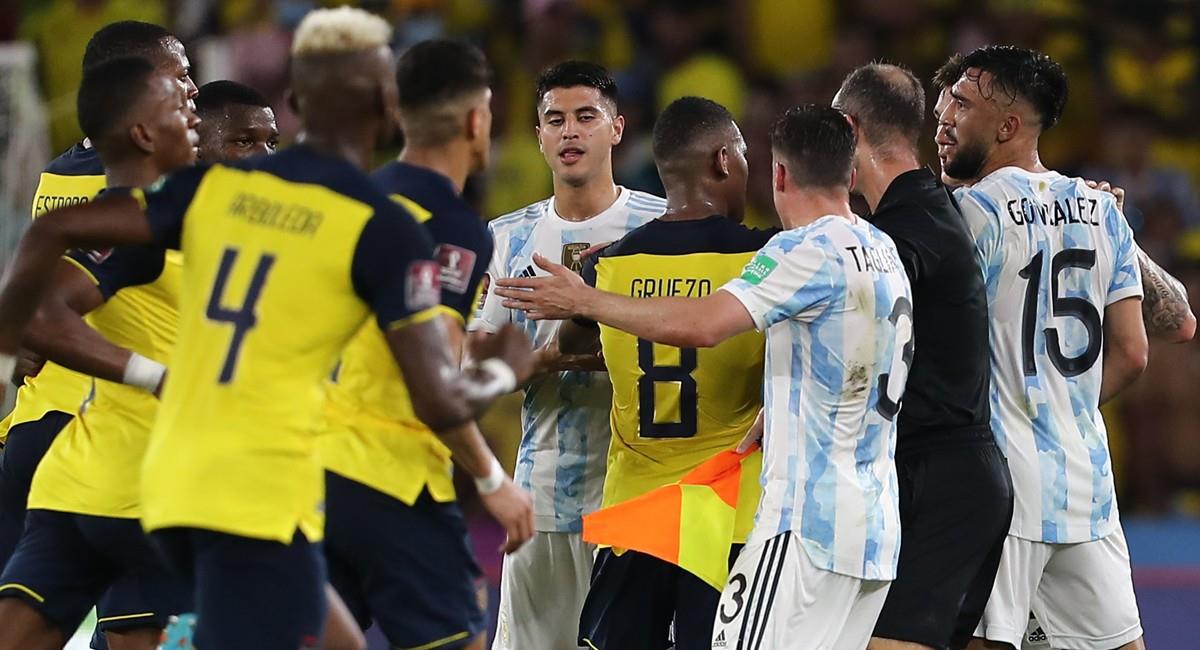 Argentina y Ecuador igualaron en el cierre de la eliminatoria. Foto: EFE