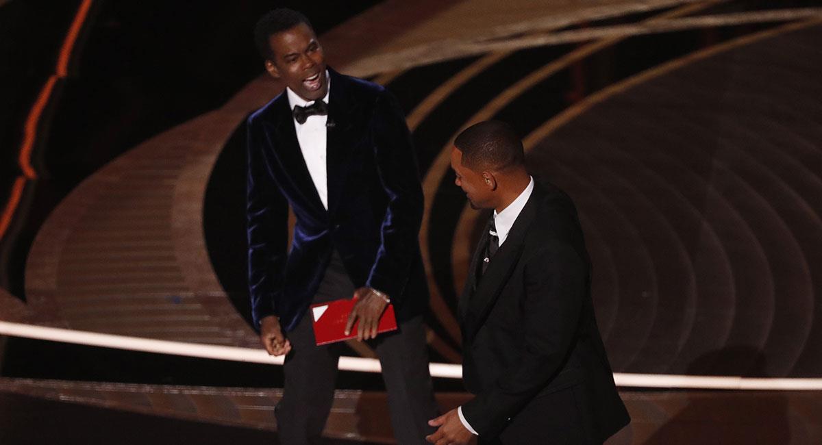 Will Smith agredió a Chris Rock tras un comentario hacia su esposa en plena gala de los Oscars. Foto: EFE