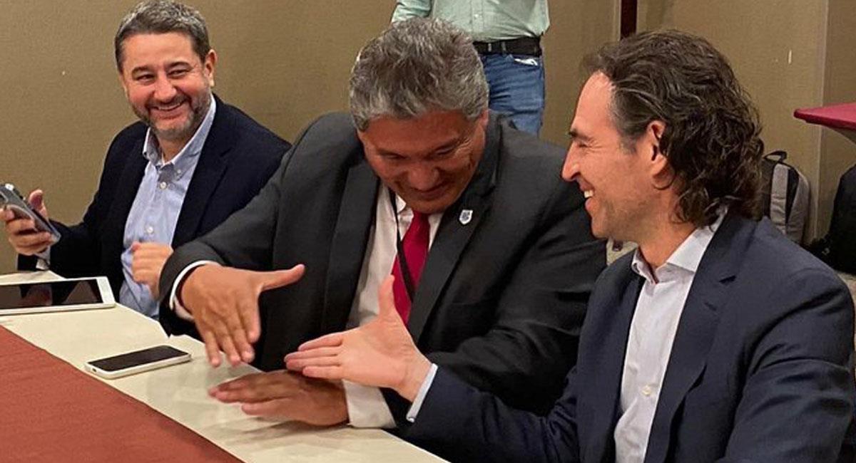 La Asociación Nacional de Camioneros de Colombia se adhirió a la candidatura de Federico Gutiérrez. Foto: Twitter @Jaimeleyva1568