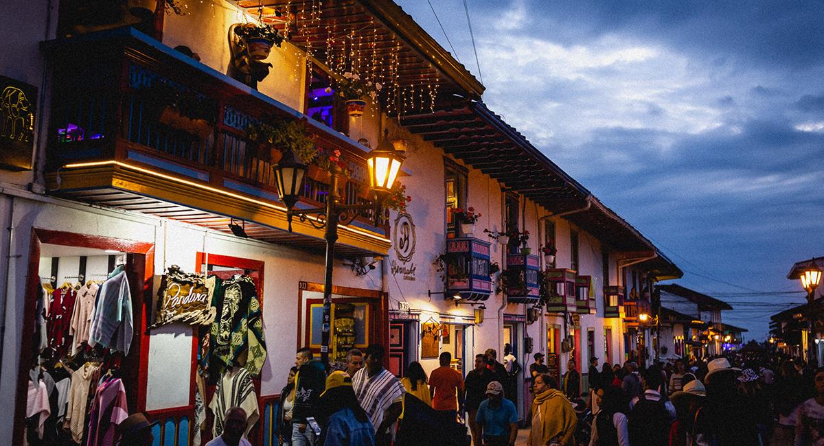 Salento, es uno de los 'pueblitos' más lindos de Colombia. Foto: Twitter @Luiscastillodg_