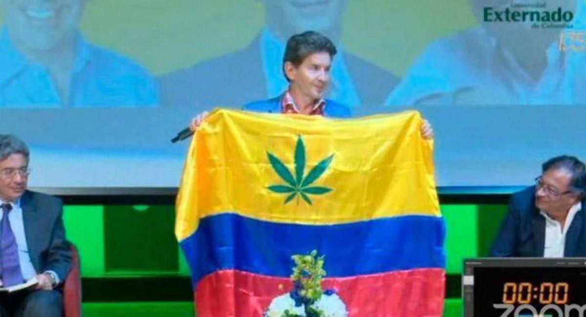Luis Pérez Gutiérrez es uno de los defensores del uso recreativo e industrial del cannabis en Colombia. Foto: Twitter @Roberto_Trobajo