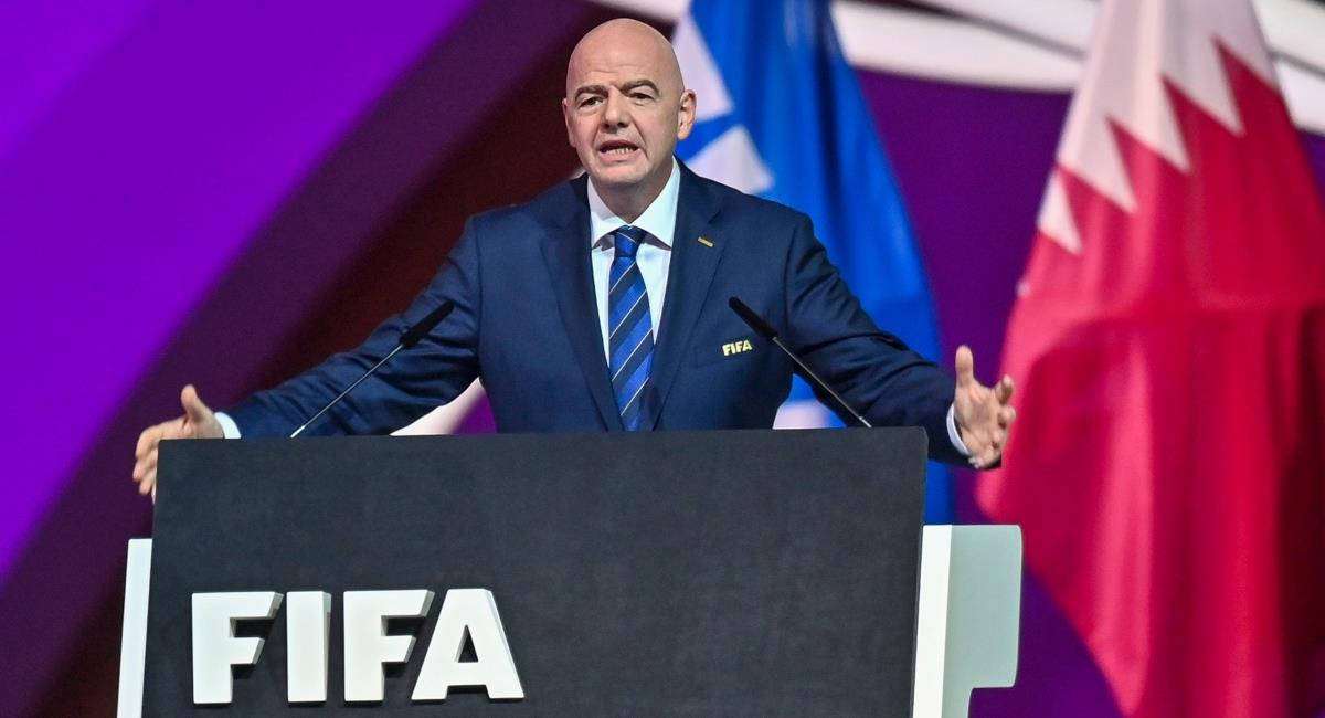 Gianni Infantino busca la reelección en la presidencia de la FIFA. Foto: EFE