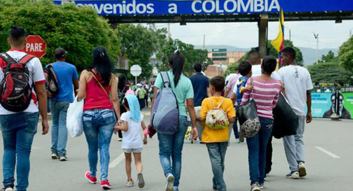 Cientos de menores de edad llegan a Colombia diariamente desde territorio venezolano. Foto: Twitter @ReDHFrontera