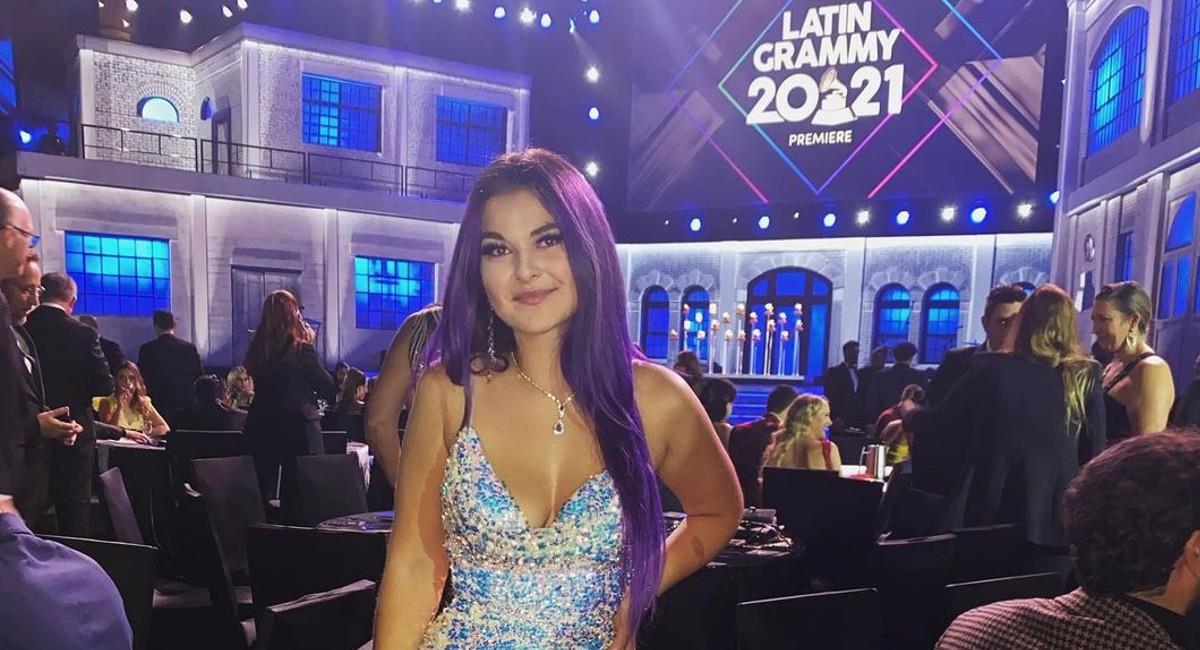 Jasmine Ortiz en los Latin Grammy 2021. Foto: Instagram @iamjasmineortiz